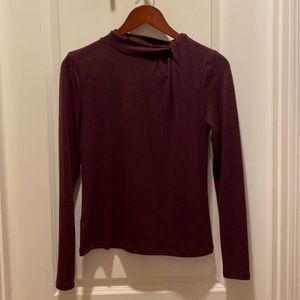 Ann Taylor knotted neck top